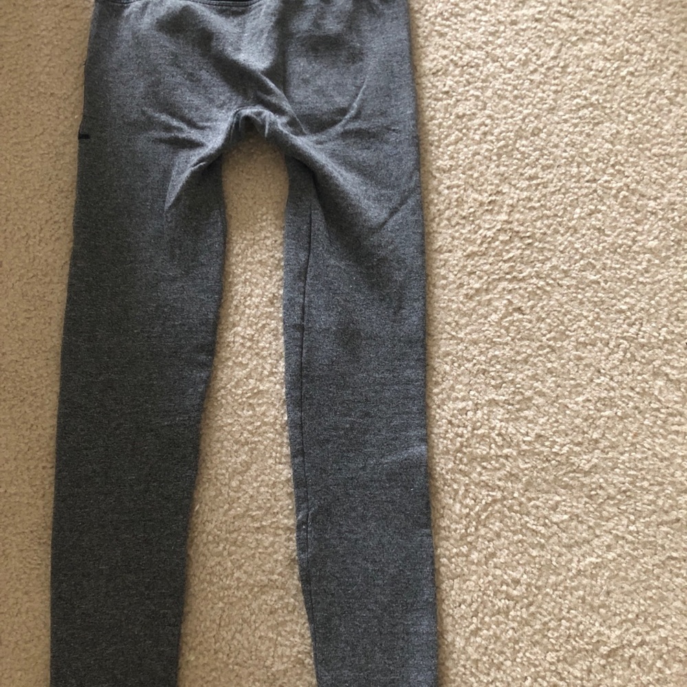 Fleece cuffed pants.
